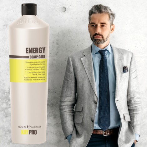 Kaypro Energy Scalp care shampoo Шампоан против косопад за слаба и тънка коса 1000ml